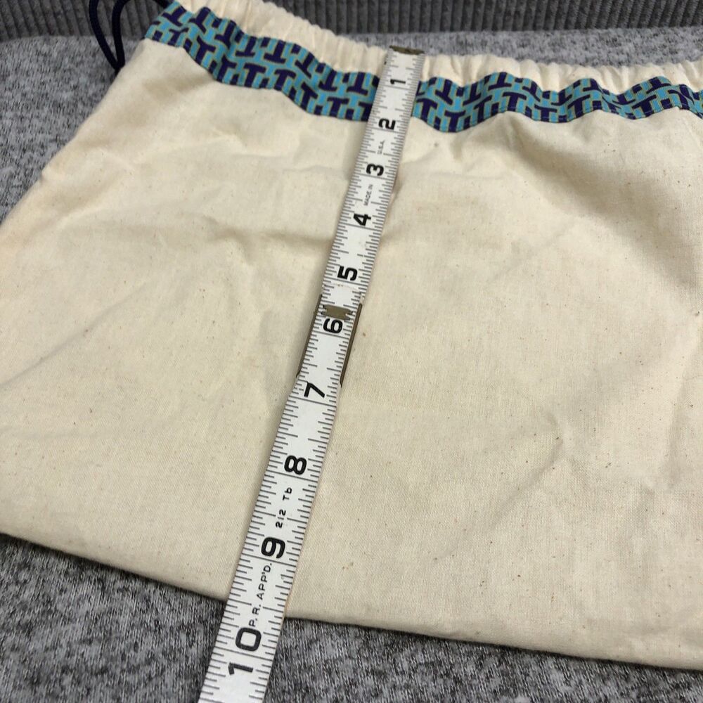 Tory Burch Small Dust Bag Small Drawstring Emblem Trim - Picture 6 of 8